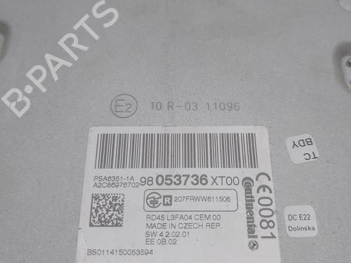 Radio CITROËN BERLINGO Box Body/MPV (B9) 1.6 HDi / BlueHDi 75 | BP24661512E6 