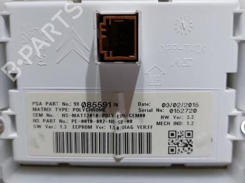 Instrument cluster PEUGEOT 208 I (CA_, CC_) 1.2 VTI 82 | BP21512077C47