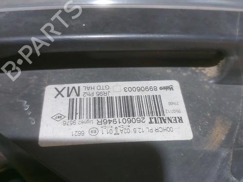 Left headlight RENAULT SCÉNIC III (JZ0/1_) 1.5 dCi | BP30084364C28 