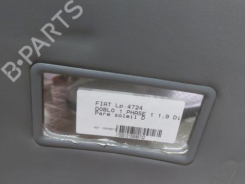 Used Right sun visor Right sun visor FIAT DOBLO Box Body/MPV (223_) 1.9 D (223ZXB1A) (63 hp) 33308331 33308331