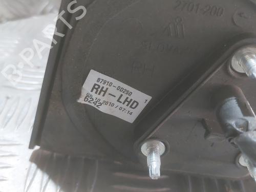 Right mirror TOYOTA YARIS (_P9_) 1.4 D-4D (NLP90_, NLP90R) | BP26952345C27 