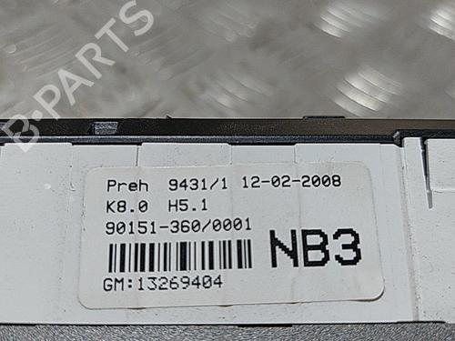 Climate control OPEL ASTRA H (A04) 1.7 CDTI (L48) | BP21514477I5 