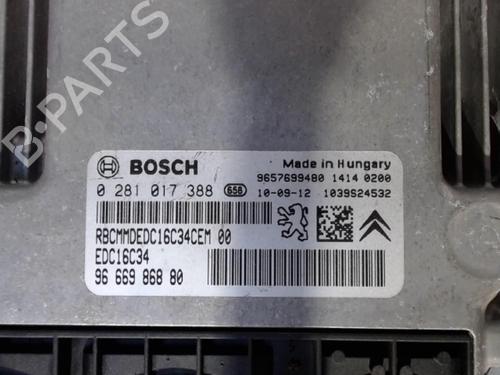 Elektronisk modul CITROËN C3 II (SC_) 1.4 HDi 70 (SC8HZC, SC8HR0, SC8HP4) | BP29525407M83 