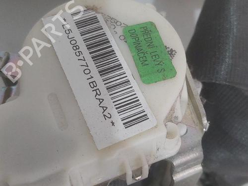 Front left seatbelt SKODA FABIA II (542) 1.6 TDI | BP36096377I26 - Image 2