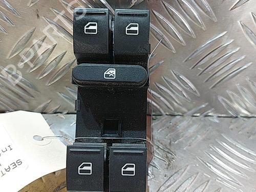 Used Left rear window switch SEAT IBIZA IV (6J5, 6P1) 1.9 TDI (105 hp) 21506556