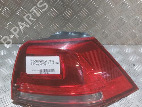 Used Right taillight VW GOLF VII (5G1, BQ1, BE1, BE2) 1.6 TDI (105 hp) 30354391