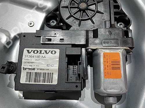 Used Rear right window mechanism VOLVO S40 II (544) D2 (115 hp) 21511062