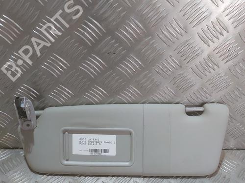 Used Left sun visor AUDI A3 Sportback (8PA) 2.0 TDI 16V (140 hp) 25145136