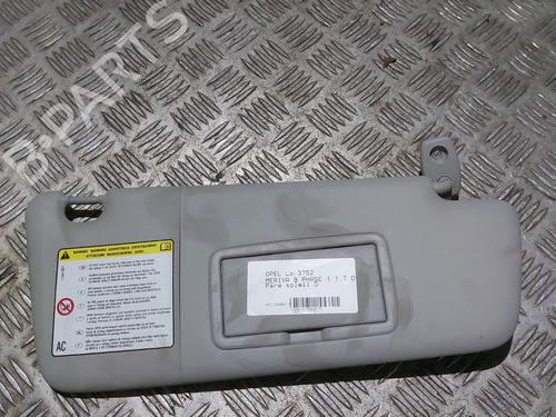 Used Right sun visor OPEL MERIVA B MPV (S10) 1.7 CDTI (75) (110 hp) 23811109