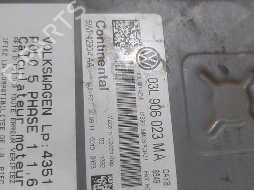 Used Engine control unit (ECU) Engine control unit (ECU) VW POLO V (6R1, 6C1) 1.6 TDI (90 hp) 24658271 24658271