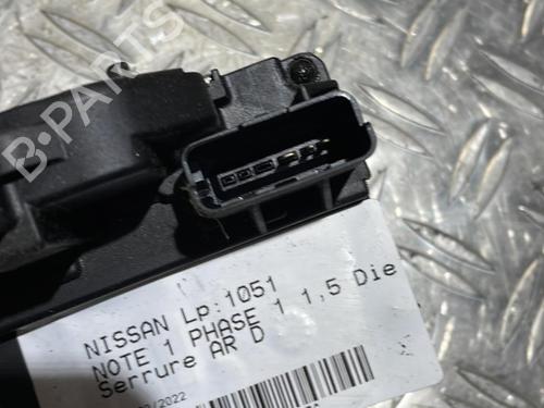 rear-right-lock-nissan-note-e11-ne11-15-dci-825009u10e-2005-2006-2007-2008-2009-2010-2011-2012-2013-21515555 main image