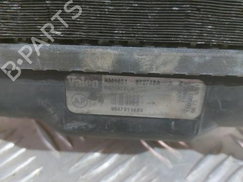 Used Water radiator Water radiator PEUGEOT 206 CC (2D) 1.6 16V (2DNFUF, 2DNFUR) (109 hp) 25004210 25004210