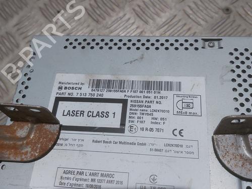 Used Radio Radio NISSAN MICRA V (K14) 0.9 IG-T (90 hp) 27300474 27300474