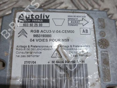 ECU airbags CITROËN BERLINGO / BERLINGO FIRST Box Body/MPV (M_) 1.9 D 70 (MBWJZ, MCWJZ) | BP21510192M53 