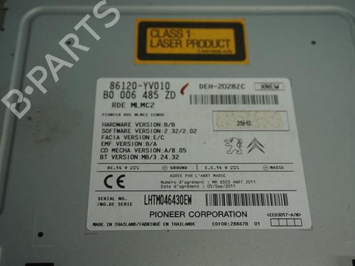 Radio TOYOTA AYGO (_B1_) 1.0 (KGB10_, KGB10R) | BP23018187E6 