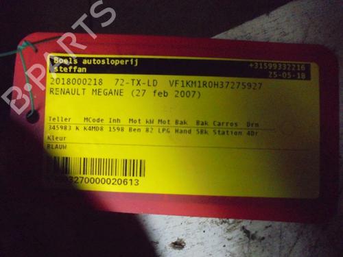 Used Rear parcel shelf RENAULT MEGANE II Estate (KM0/1_) 1.6 16V (112 hp) 23003289