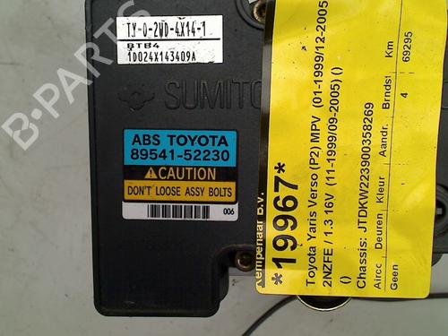 Módulo de ABS TOYOTA YARIS VERSO (_P2_) 1.3 (NCP20_, NCP22_, NCP20R, NCP22R) (84 hp) 21910429