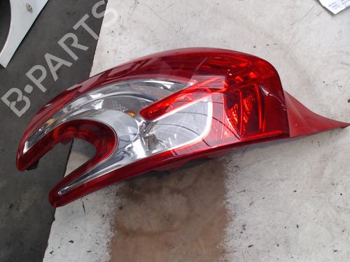 Used Left taillight PEUGEOT 208 I (CA_, CC_) 1.4 HDi (68 hp) 21940799