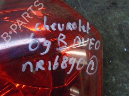 Used Right taillight CHEVROLET AVEO / KALOS Hatchback (T250, T255) 1.2 (84 hp) 23025387