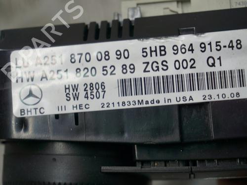 AC Styreenhet / Manøvreringsenhet MERCEDES-BENZ M-CLASS (W164) ML 320 CDI 4-matic (164.122) | BP23020944I5 