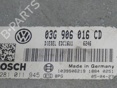 Engine control unit (ECU) VW TOURAN (1T1, 1T2) 1.9 TDI | BP23016666M57 