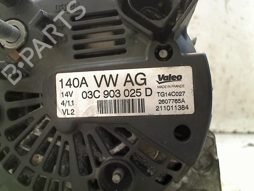 Used Alternator VW GOLF VI (5K1) 1.4 TSI (122 hp) 21928067
