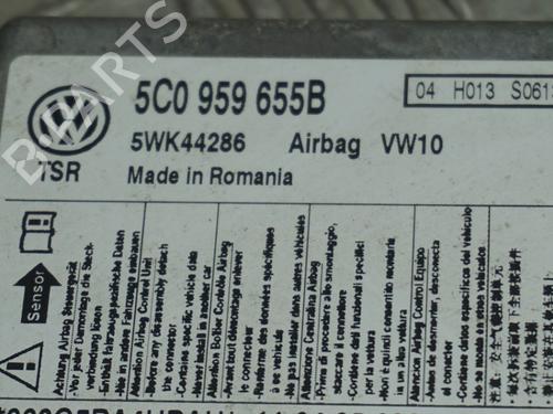 ECU airbags VW GOLF VI (5K1) 1.6 TDI | BP23019757M53 