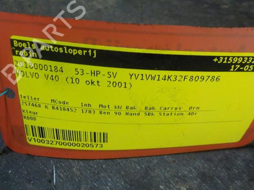 Used Mass air flow sensor VOLVO V40 Estate (645) 1.8 (122 hp) 23026684