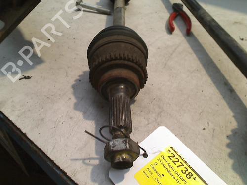 Used Left front driveshaft OPEL AGILA (A) (H00) 1.2 16V Twinport (F68) (80 hp) 21912651