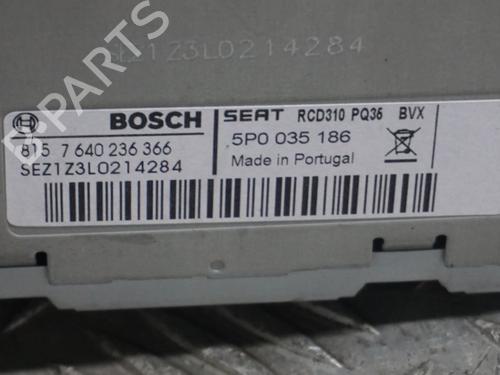 Radio SEAT LEON (1P1) 1.4 TSI | BP23019485E6 