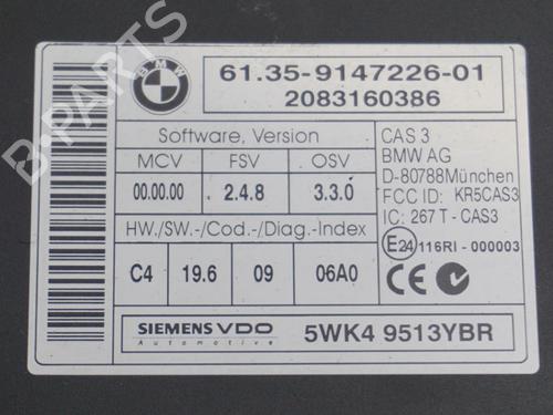 Comfort control module BMW 1 (E87) 116 i | BP23017040M56 