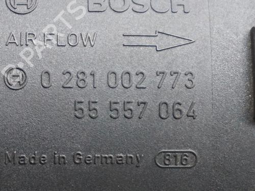 Mass air flow sensor OPEL VECTRA C GTS (Z02) 3.0 CDTi (F68) | BP23016684M95 