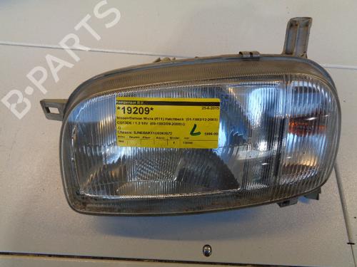 Used Left headlight NISSAN MICRA II (K11) 1.3 i 16V (75 hp) 21909129