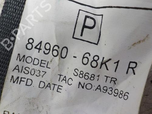 Sikkerhedssele bag højre SUZUKI ALTO VII (GF) 1.0 (AMF310, GFC31S) | BP23006604I28 