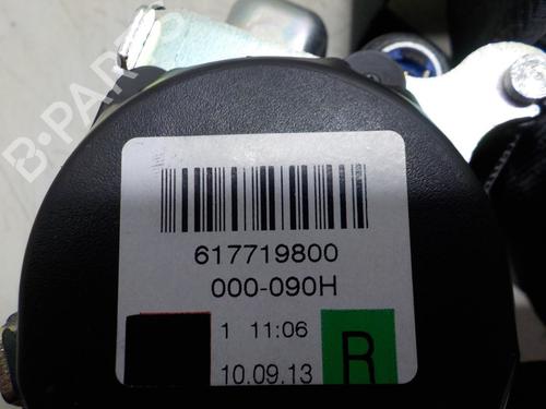 Sikkerhedssele bag højre SKODA SUPERB II Estate (3T5) 2.0 TDI (170 hp) 23007231