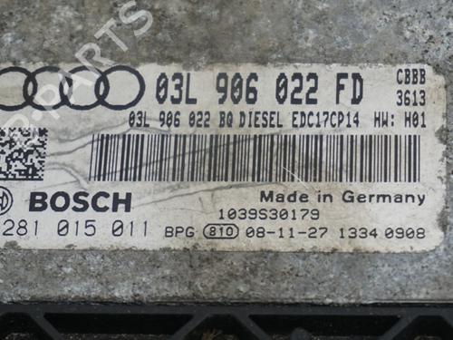 Engine control unit (ECU) AUDI A3 Sportback (8PA) 2.0 TDI | BP23019712M57 