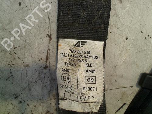 Rear right seatbelt VW SHARAN (7M8, 7M9, 7M6) 1.8 T 20V | BP21928116I28 