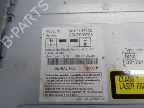 Radio TOYOTA PRIUS Liftback (_W2_) 1.5 Hybrid (NHW20_, NHW20R) | BP23011242E6 