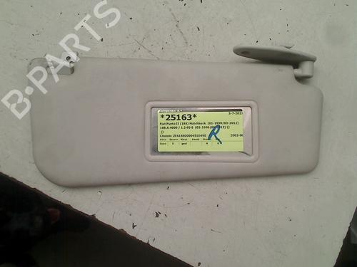 Used Right sun visor FIAT PUNTO (188_) 1.2 60 (188.030, .050, .130, .150, .230, .250) (60 hp) 21925241