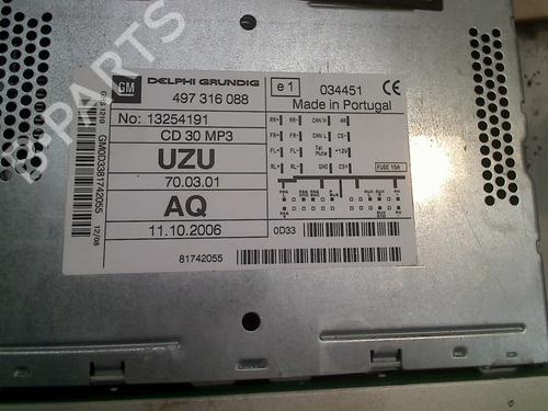 Radio OPEL CORSA D (S07) 1.4 (L08, L68) | BP21931499E6 