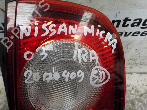 Used Right taillight NISSAN MICRA III (K12) 1.2 16V (80 hp) 23004192