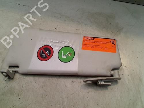 Used Right sun visor FIAT PUNTO (188_) 1.2 60 (188.030, .050, .130, .150, .230, .250) (60 hp) 21919477
