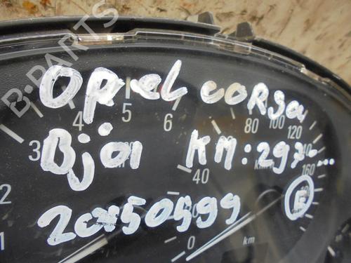 Afficheur OPEL CORSA C (X01) 1.7 DI (F08, F68) (65 hp) 23025870