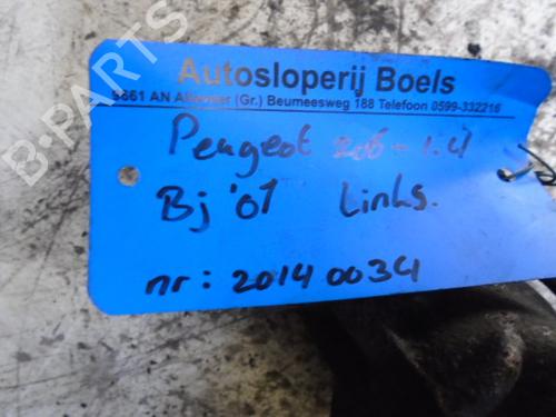Used Left front brake caliper PEUGEOT 206 Hatchback (2A/C) 1.4 i (75 hp) 23042917