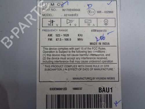 Radio HYUNDAI i10 II (BA, IA) 1.0 | BP23012452E6 