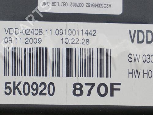 Display monitor VW GOLF VI (5K1) 1.2 TSI | BP23020439C48 