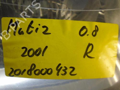 Used Right headlight DAEWOO MATIZ (M100, M150) 0.8 (52 hp) 23025369