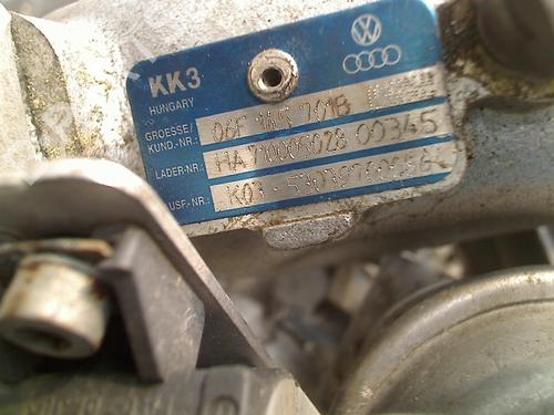 Turbocharger/Supercharger VW GOLF V (1K1) 2.0 FSI | BP21928506M71 