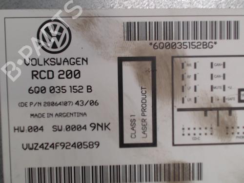 Radio VW POLO (9N_, 9A_) 1.2 | BP21943547E6 
