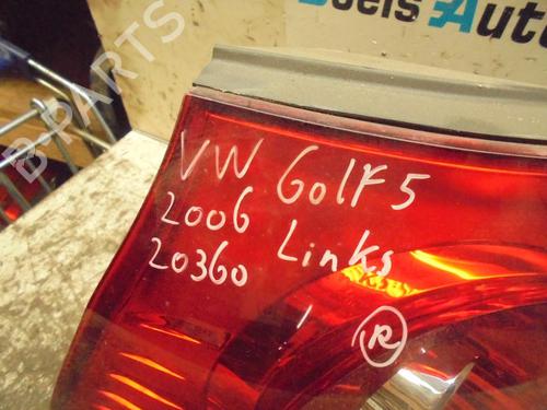 Used Left taillight VW GOLF V (1K1) 1.4 FSI (90 hp) 23043149